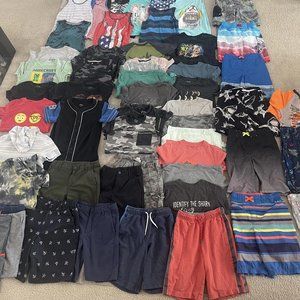 Boy’s Size Medium 8/10 Summer Lot Swimwear, Tanks, T-Shirts, Shorts
